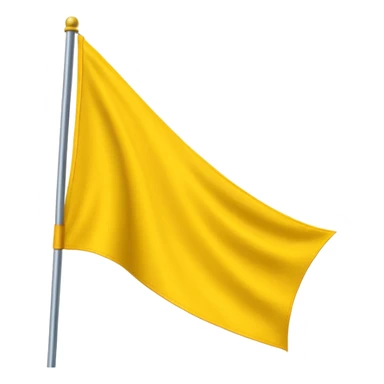 Make a yellow colour triangular flag emoji sticker