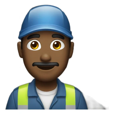 Warehouse worker sticker