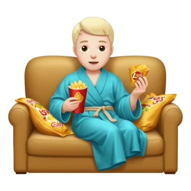 couch potato sticker