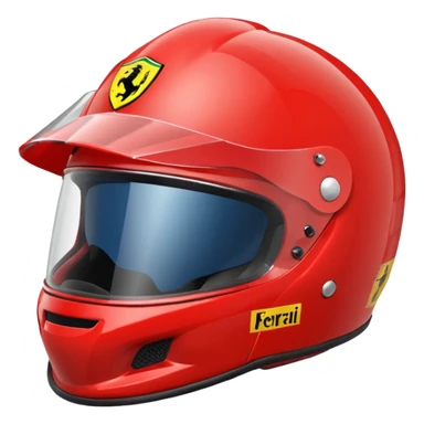 ferrari helmet sticker