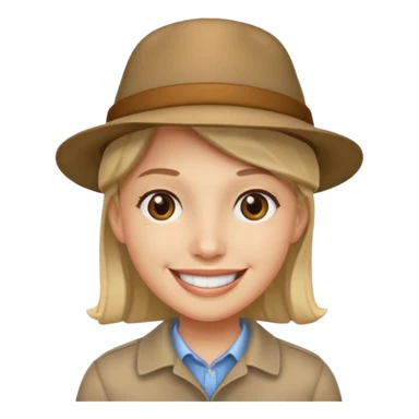 Chat avec un chapeau sticker