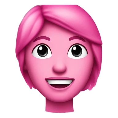 The word “ok” in hot pink sticker