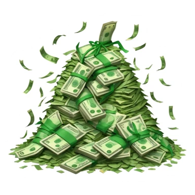 Shreading money sticker