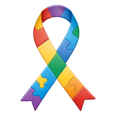 autism awareness symbolism sticker