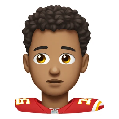 Patrick mahomes cryjng sticker