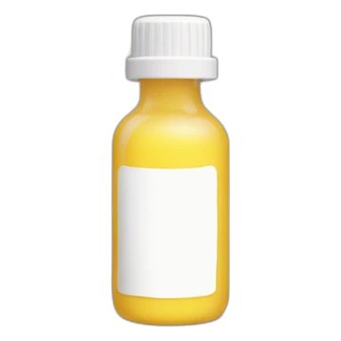 20ml of bottle without any facial expression sticker