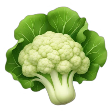 cauliflower with cape sticker