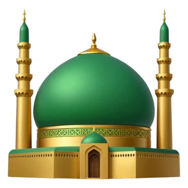 Medina green dome sticker