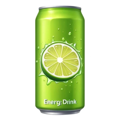 lime green energy drink sticker