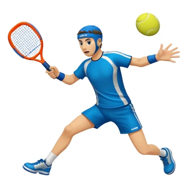 Padel smash sticker