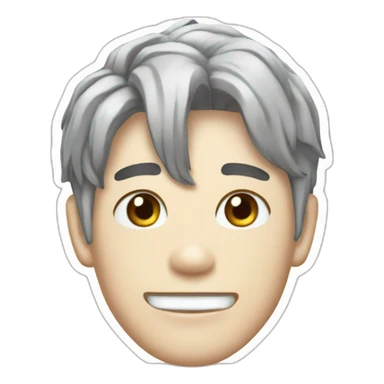 jonghyun from shinee in twimoji style sticker