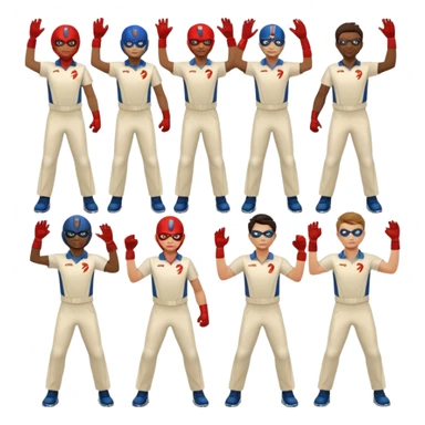 Cricket Superheroes sticker
