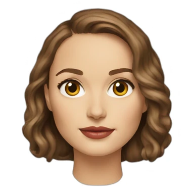 Natalie Portman head only sticker