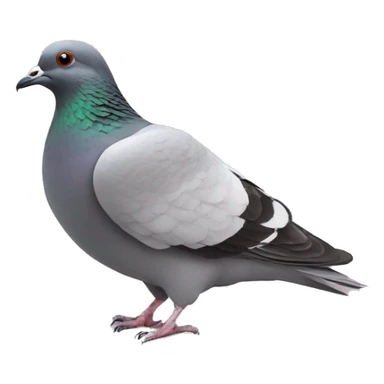 pigeon riding another pigeon sticker