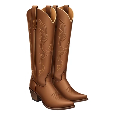 classic western cowboy boots with pointed toe and tall shaft sticker