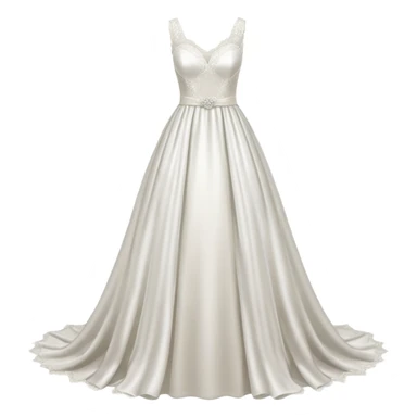 white wedding dress sticker