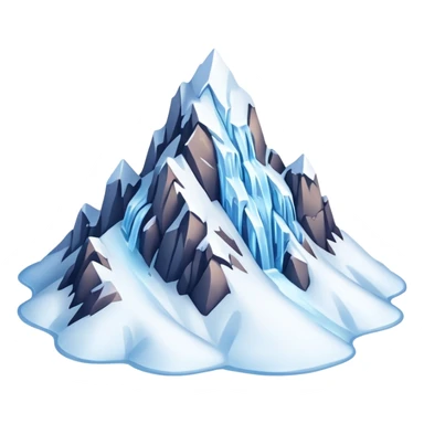 Ice Planet – frozen surface, icy mountains, blizzards sticker