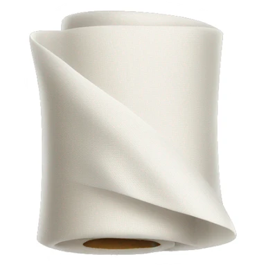 white roll of fabric sticker