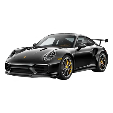 Porsche 911 Turbo S best view  sticker