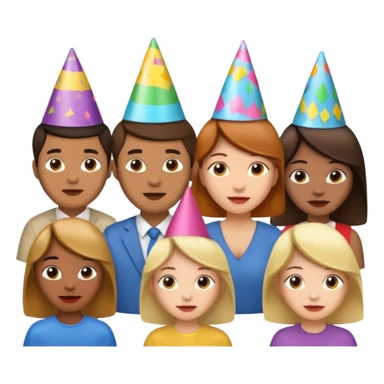 people with hats sticker