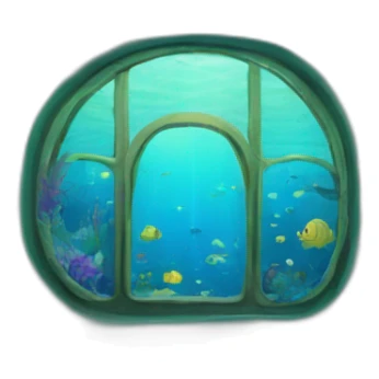 undersea room sticker