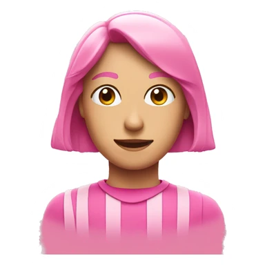 Pink Netflix logo sticker