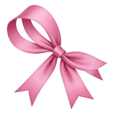 Coquette long thin ribbon sticker