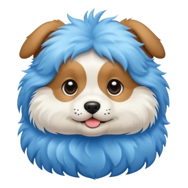 puppy dog blue sticker