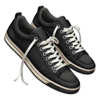 a pair of sneakers: negros sticker