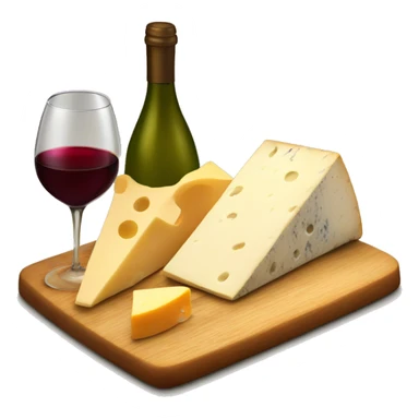 Wine and cheese board italian style sticker