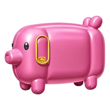   jeff koons style inflatable abstract art SPAM meat sculpture  sticker