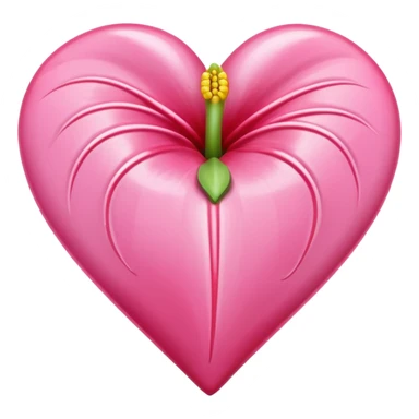 pink anthurium sticker