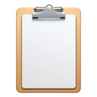 blank clipboard sticker