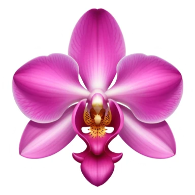 Baby pink orchid flower  sticker