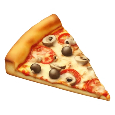 a slice of murshroom pizza sticker