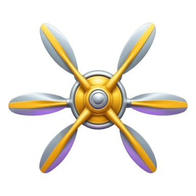 airplane propeller sticker