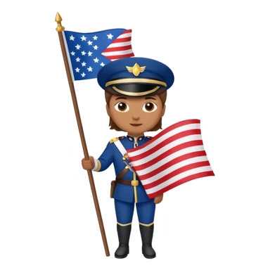 color guard from Parade Marchers sticker