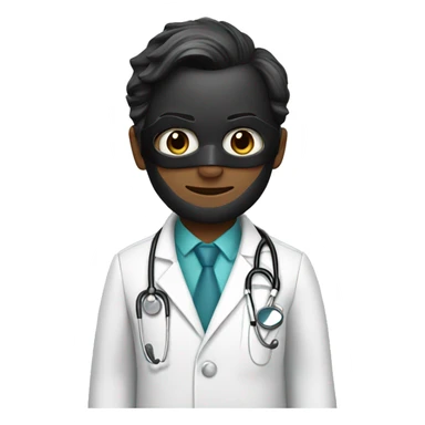 Batman as a doctor sticker