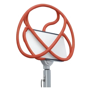 Panneau de signalisation circulaire a fond bleu avec au mileu un stéthoscope  sticker