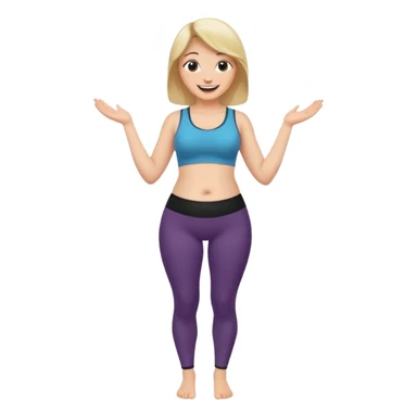 femme belly stuffing legging sticker