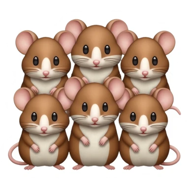 Woolly mice sticker