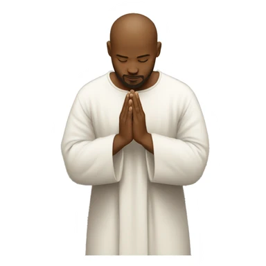 Christian praying  sticker