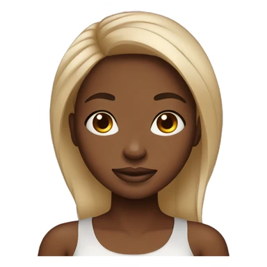 Pretty Brown skin Nigerian girl  sticker