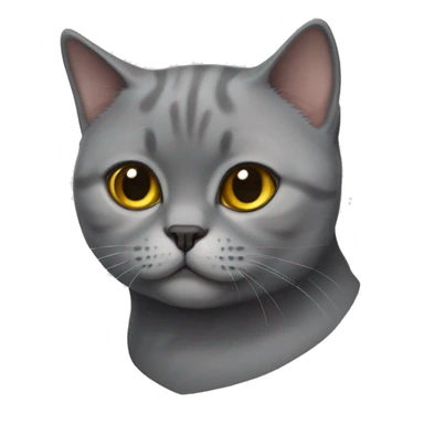 British shorthair cat sticker