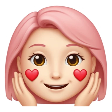 Un sourire avec un coeur ❤️ sticker