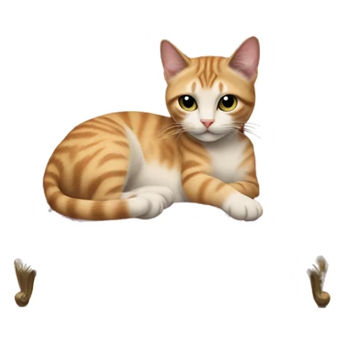 cat laying on vintage red sofa holding a fancy cocktail in its paw sticker