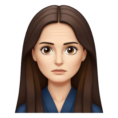 Demi Moore serious sticker