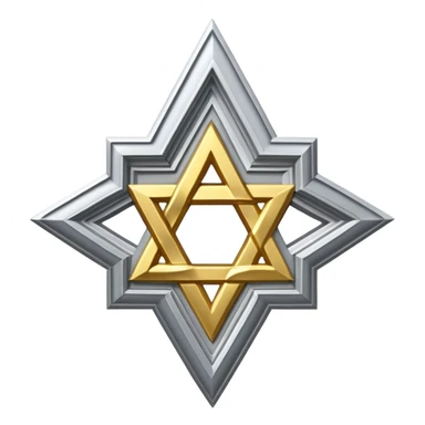 reform jewish synagogue similar in architecture to historical religious architecture in europe. the building should be white with silver/golden features, gothic architectural elements and star of david. no crosses. the emoji should be in ios emoji style. sticker