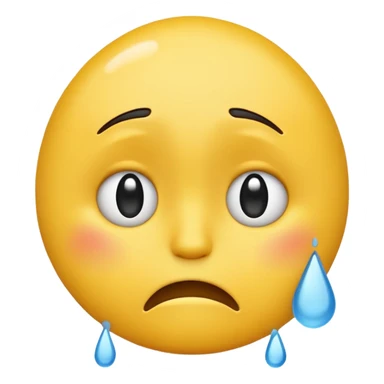 Combine the disappointed emoji with the head shaking emoji sticker