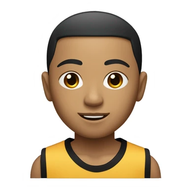 Mexican boy standing 6’1 with a buzz cut and a line up black hair wearing all black and jordan 4s sticker